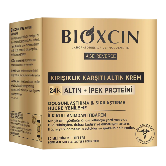 Bioxcin Age Reverse Krem Gold Kundër Rrudhave 50 ml