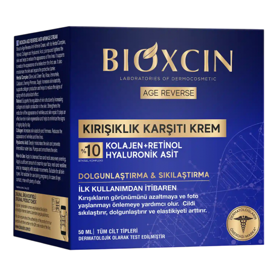 Bioxcin Age Reverse Krem nate kundër rrudhave 50 ml Bioxcin Age Reverse Krem nate kundër rrudhave 50 ml