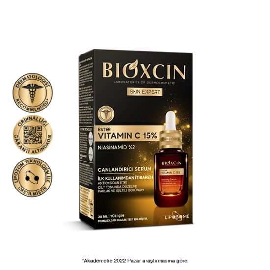 Serum Rigjallërues Bioxcin Ester Vitaminë C 15%