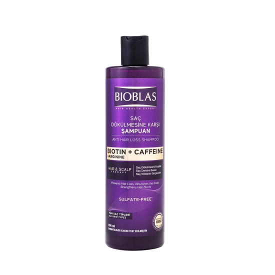 Bioblas Shampon Biotinë + Kafeinë + Argininë 400 ml